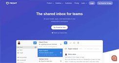 Desktop Screenshot of frontapp.com