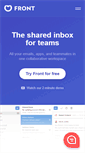 Mobile Screenshot of frontapp.com