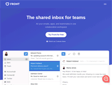 Tablet Screenshot of frontapp.com